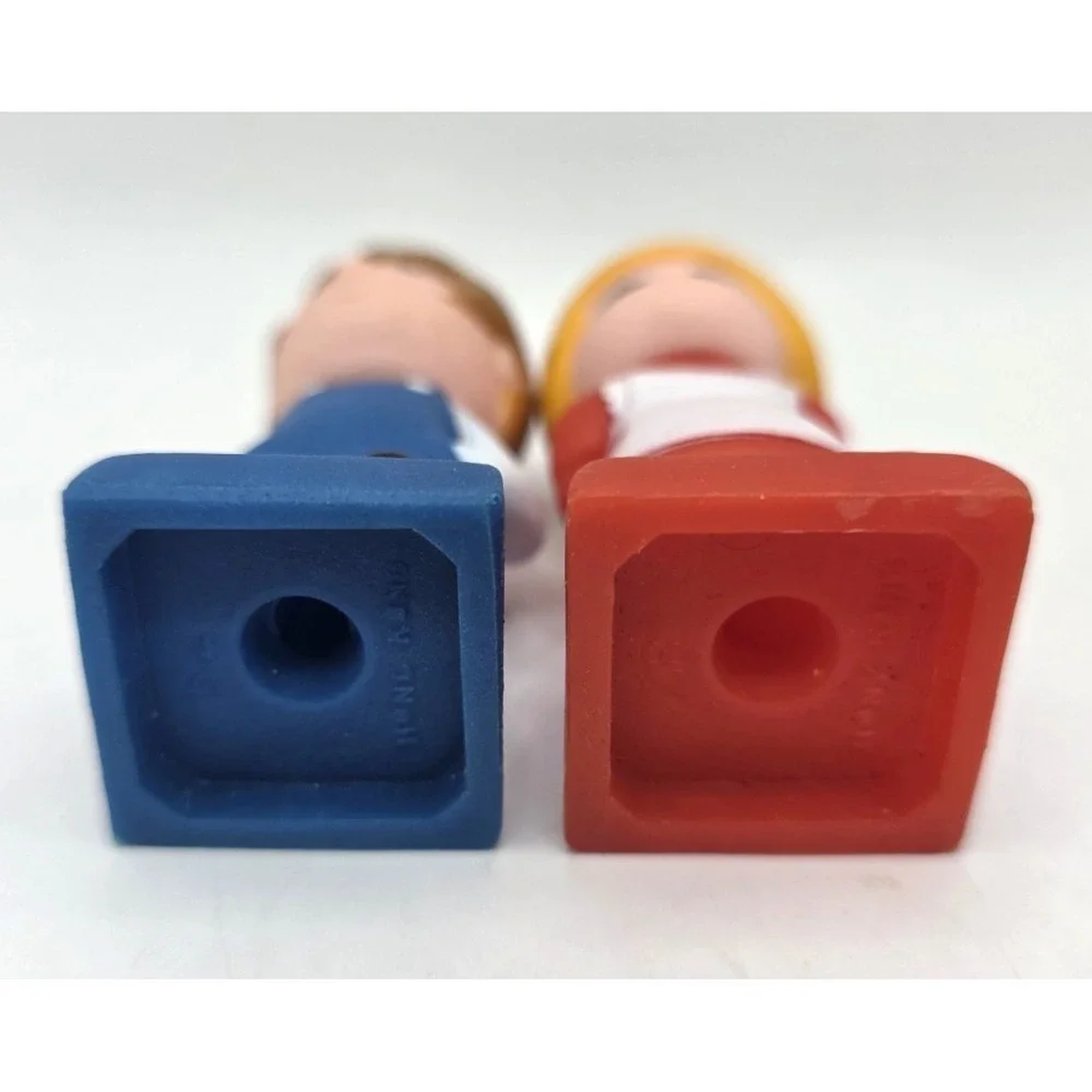 Vintage Tyco Super Blocks Preschool People Figures Boy‎ & Girl 3.5